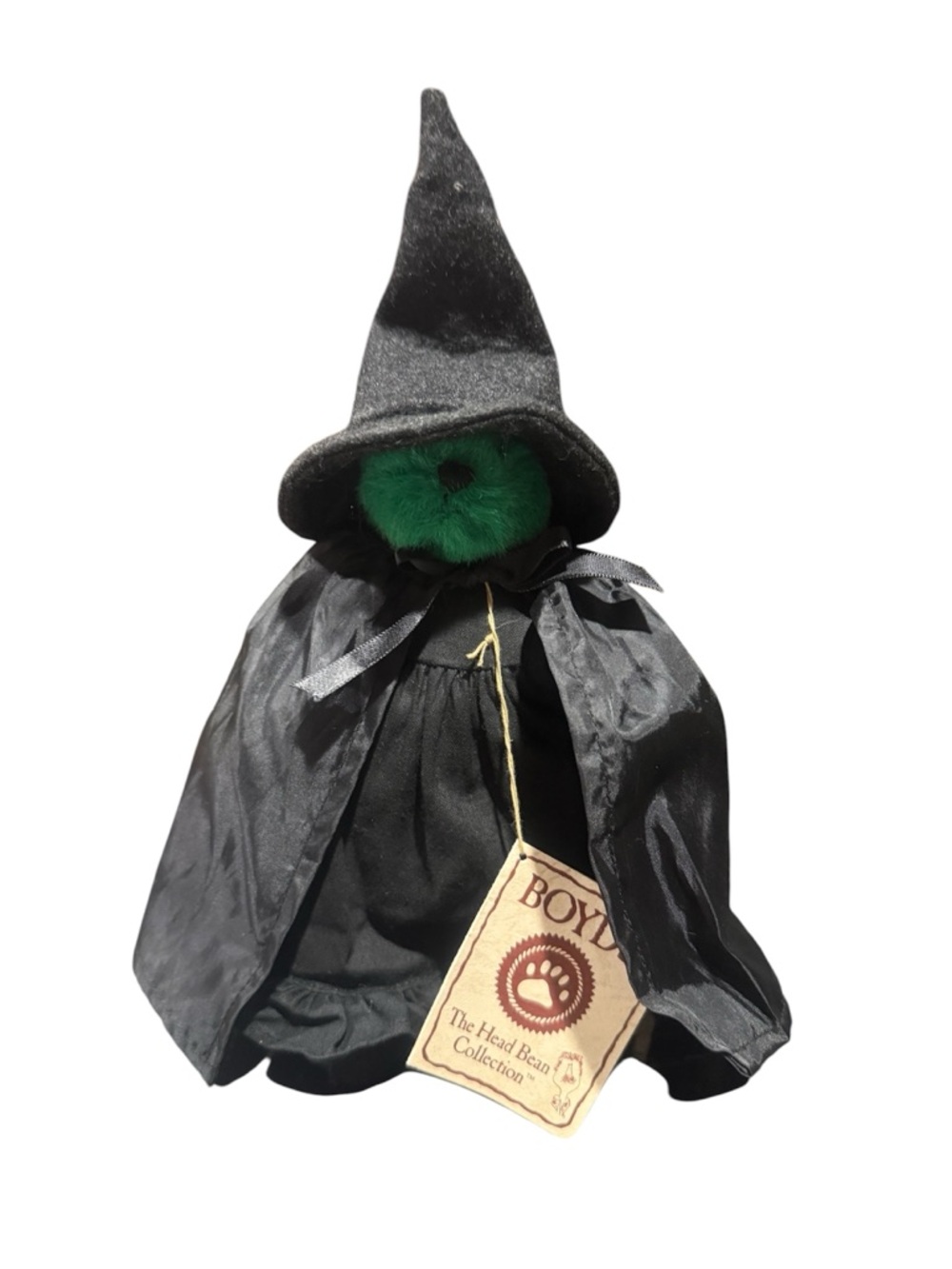 Boyds Handmade Plush Bear Head Bean Collection Wicked Witch Of The West - Picture 5 of 8